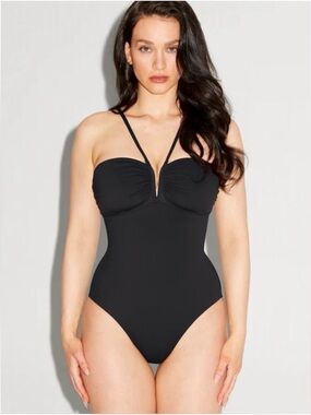 TA3 Converty Snatched Swimsuit Corset Black Regular/Long NWT